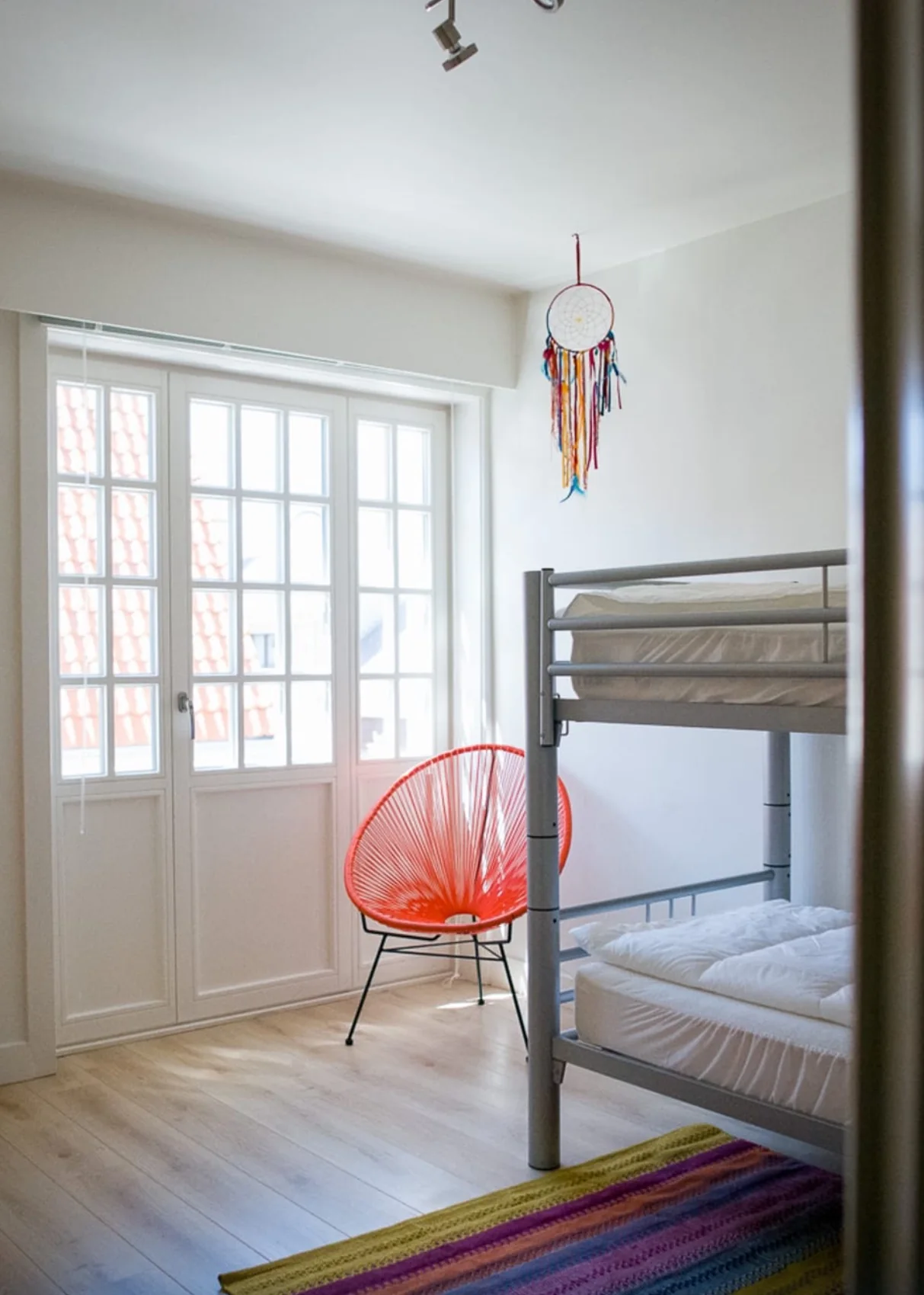 Chambre avec lit superposé